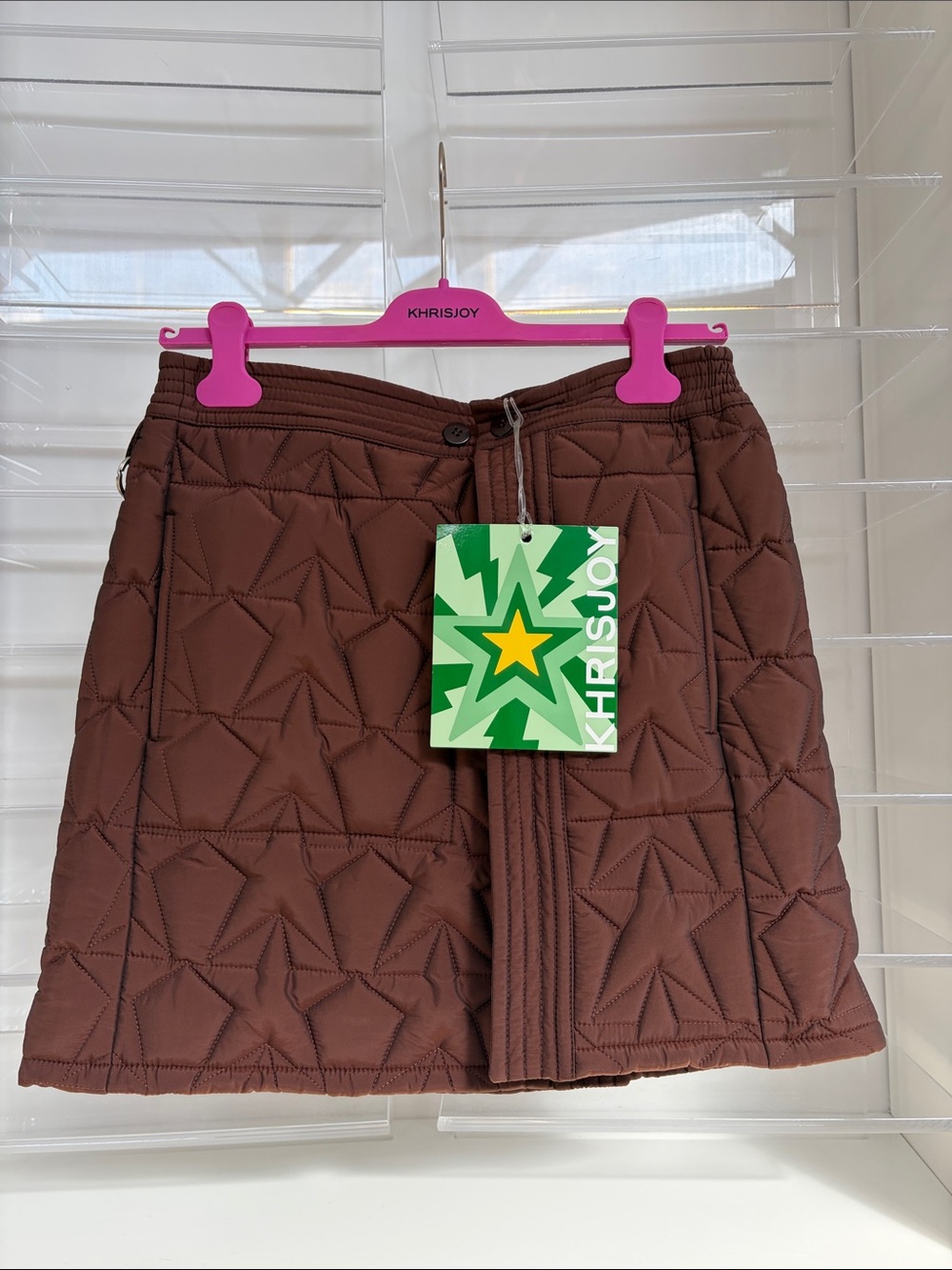 Khris Joy Puff Star Skirt - Chocolate